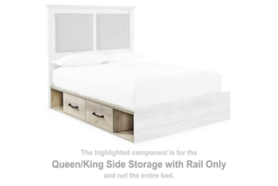 Cambeck Queen/King Side Storage with Rail
