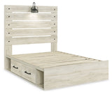 Cambeck Full Panel Bed with 4 Storage Drawers