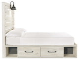 Cambeck Full Panel Bed with 4 Storage Drawers