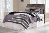 Derekson Full Panel Headboard Bed with Mirrored Dresser and Chest