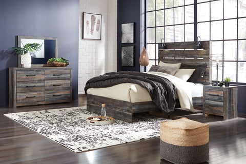 Drystan Queen Panel Bed with Dresser