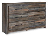 Drystan King/California King Bookcase Headboard Bed with Dresser