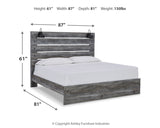 Baystorm King Panel Bed with Dresser