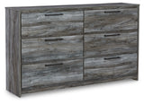 Baystorm Twin Panel Headboard Bed with Dresser