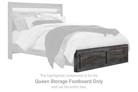 Baystorm Queen Storage Footboard