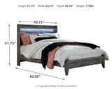 Baystorm Queen Panel Bed with Dresser