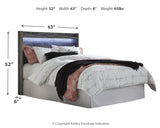 Baystorm Queen Panel Headboard Bed with Dresser