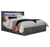 Baystorm King Panel Bed with 6 Storage Drawers with Dresser