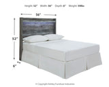 Baystorm Full Panel Headboard Bed with Dresser