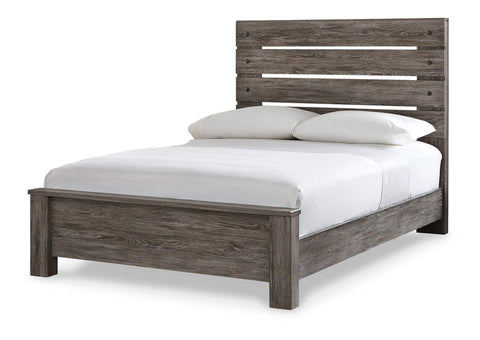 Cazenfeld Black/Gray Full Panel Bed