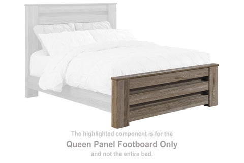 Zelen Queen Panel Footboard