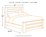 Zelen Queen Panel Bed with Dresser