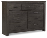 Brinxton King/California King Panel Headboard Bed with Dresser