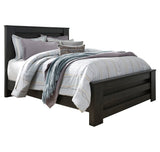 Brinxton Queen Panel Bed with Mirrored Dresser