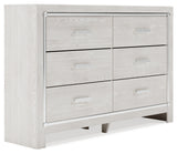 Altyra Twin Panel Bed with Dresser