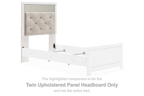 Altyra Twin Upholstered Panel Headboard