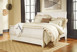 Willowton King Sleigh Bed with Dresser