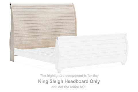 Willowton King Sleigh Headboard