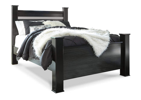 Starberry Black Queen Poster Bed