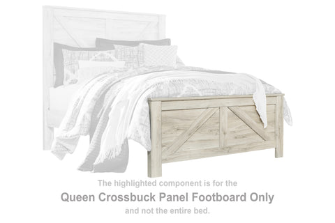 Bellaby Queen Crossbuck Panel Footboard