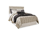 Bellaby Queen Panel Headboard Bed with Mirrored Dresser, Chest and 2 Nightstands