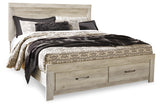 Bellaby King Platform Bed with 2 Storage Drawers with Dresser