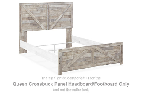 Hodanna Queen Crossbuck Panel Headboard/Footboard