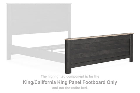 Nanforth King/California King Panel Footboard