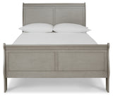 Kordasky Full Sleigh Bed with Mirrored Dresser