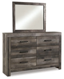 Wynnlow Queen Panel Bed with Mirrored Dresser and Nightstand