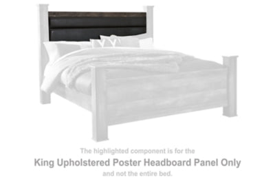 Wynnlow King Upholstered Poster Headboard Panel