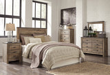 Trinell Queen Panel Headboard Bed with Dresser