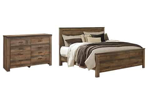 Trinell King Panel Bed with Dresser