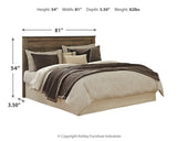 Trinell King/California King Panel Headboard Bed with Dresser