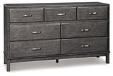 Caitbrook Queen Storage Bed with 8 Drawers with Dresser and Chest