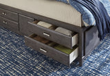 Caitbrook Queen Storage Bed with 8 Drawers with Dresser and Chest