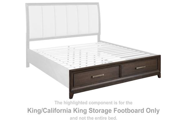 Brueban King/California King Storage Footboard