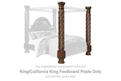 North Shore King/California King Footboard Posts