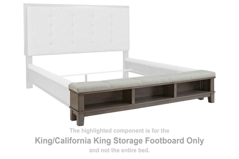 Hallanden King/California King Storage Footboard
