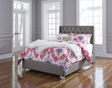 Coralayne Full Upholstered Bed with Dresser