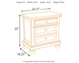 Porter King Sleigh Bed with Mirrored Dresser, Chest and Nightstand