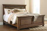 Flynnter Queen Panel Bed with Mirrored Dresser