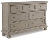 Lettner King Panel Bed with Dresser