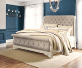 Realyn Queen Sleigh Bed with Dresser