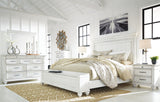 Kanwyn Queen Panel Bed with Storage Bench