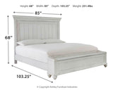 Kanwyn Queen Panel Bed with Storage with Dresser