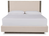 Anibecca King Upholstered Bed with Dresser