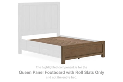 Cabalynn Queen Panel Footboard with Roll Slats