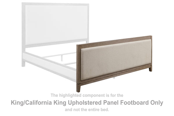 Chrestner King/California King Upholstered Panel Footboard