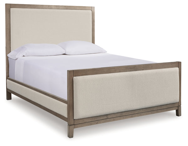 Chrestner Queen Upholstered Panel Bed